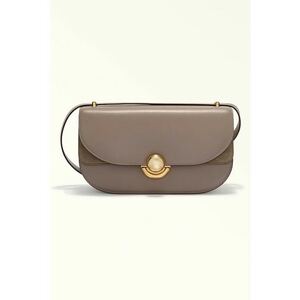 Geanta crossbody din piele Sfera - Maro taupe imagine