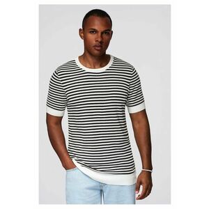 Tricou din viscoza OM-TSCT-0255 - Negru imagine