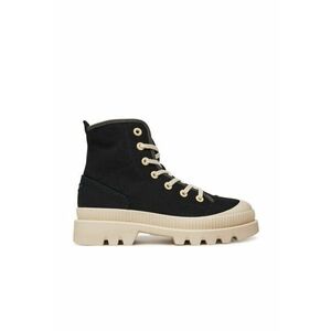 Pantofi sport dama - 251SC305DCT3541 - Piele naturala - Negru - Negru imagine