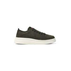Pantofi sport low-cut de piele Twins 50297 - Gri inchis imagine