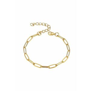 Bratara aurie - din otel inoxidabil - suflata cu aur 18k - cu zale delicate - Jimmy C6 imagine