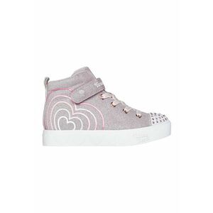 Tenisi mid-high cu lumini led Twinkle Toes Heart Steps - Roz prafuit imagine