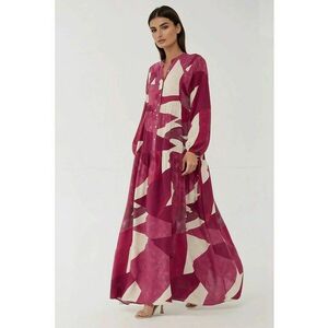 Rochie maxi - rosu - viscoza imagine