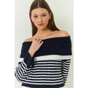 Pulover dama - cu dungi - tricot - imagine