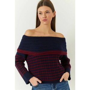 Pulover dama - cu dungi - tricot - imagine