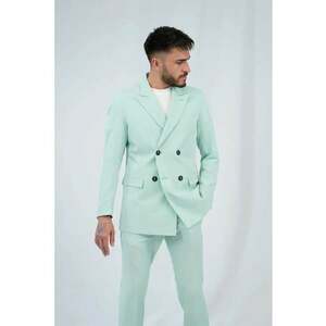 Sacou regular fit pastelat imagine