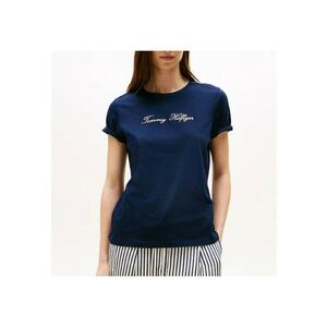 Tricou LUREX SCRIPT REG C-NK SS TEE-WW0WW47210-C1G imagine