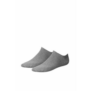 Set de sosete scurte gri melange - 2 perechi imagine