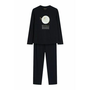 Pijama dama Dairoku - Negru - Bumbac imagine