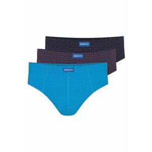 Set slipuri barbati 3 perechi - albastru - gri - bumbac 100% imagine