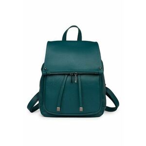 Rucsac piele naturala Jimmy verde marin imagine