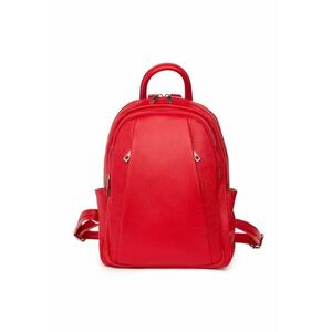 Rucsac din piele naturala Thomas - Rosu imagine