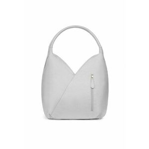 Geanta piele naturala Lorena - Gri imagine