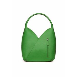 Geanta piele naturala Lorena - Verde imagine