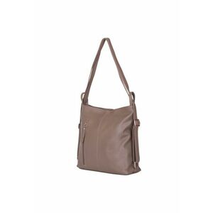 Geanta rucsac 2-in-1 din piele naturala Alesandra - Kaki imagine