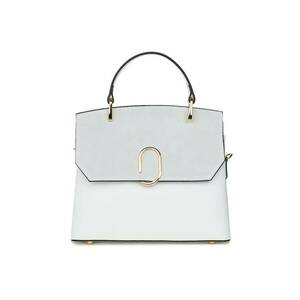 Poseta din piele naturala Ruby - Alb imagine