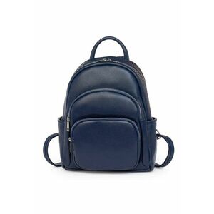 Rucsac din piele naturala Alghero verde - Bleumarin imagine