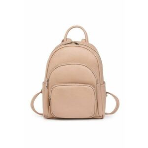Rucsac din piele naturala - Alghero - 28x25x14cm - Roz prafuit imagine