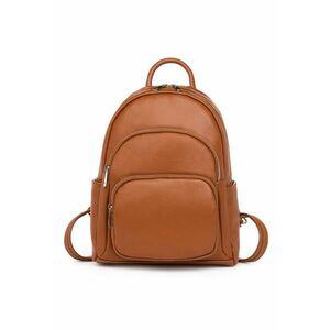Rucsac din piele naturala - Alghero - 28x25x14cm - Maro imagine