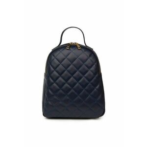 Rucsac din piele matlasata Mateo - Bleumarin imagine