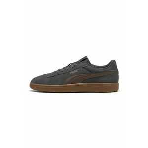 Pantofi sport Smash 3.0 de piele intoarsa cu insertii de piele - Maro/Gri inchis imagine