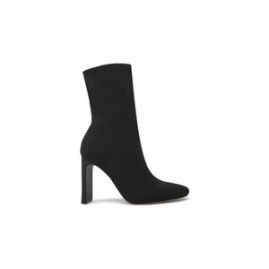 Botine dama - material textil - negru imagine