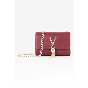 Geanta crossbody cu bareta din lant Divina - Visiniu imagine