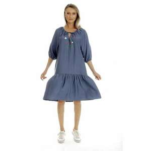 Rochie Dama - Boho Style - cu Pictura Realizata Manual V350 imagine