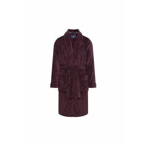 Halat de baie barbati - Fleece - Maro bronz - imagine