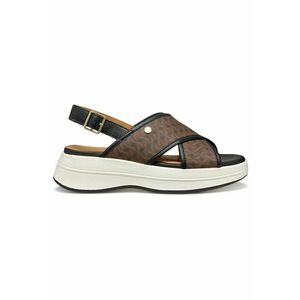 Sandale dama - D550VB-00485 - Piele ecologica - Maro imagine