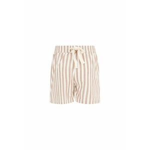 Pantaloni scurti cu snur - Alb/Bej imagine