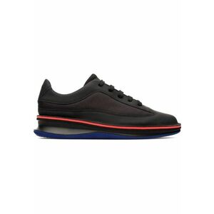 Pantofi sport cu segmente din piele Rolling - Negru imagine