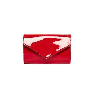 Geanta dama piele - Plic one mic - lac rosu - 22x5x15 cm imagine