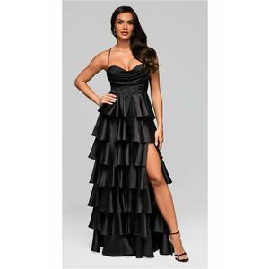 Rochie de bal maxi LA-OM-DLR202 - Negru imagine