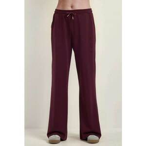 Pantaloni de trening - croi larg - moale - visiniu - modal imagine