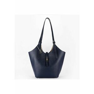 Geanta mare cu borseta detasabila - Bleumarin - 26x38x12 imagine