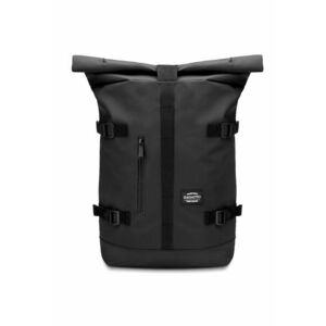 Rucsac de curierat – Rolltop - 46/62x40x15 cm - negru - ZG862 imagine