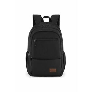 Rucsac negru - 40x27x12 cm - 13L - pentru scoala si universitate - ZG945 imagine