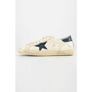 Pantofi sport Super-Star de piele cu aspect deteriorat - Albastru inchis/Bej imagine