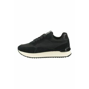 Pantofi sport cu garnituri din piele intoarsa Bevinda - Negru/Alb murdar imagine
