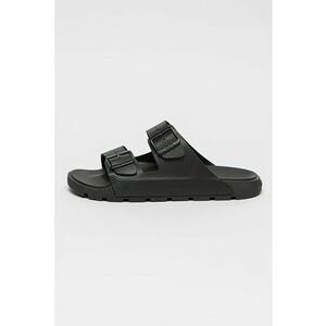 Papuci cu aspect texturat si model cu catarama Surfley - Negru imagine