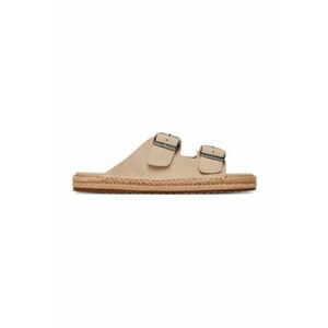 Papuci barbati 305436689 - Tomy Hilfiger - Piele naturala - Bej imagine