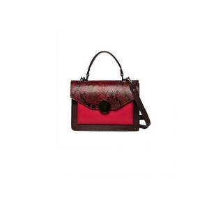 Geanta dama piele - Ema - rosu - 27x11x20 cm imagine