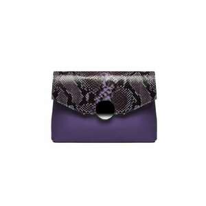 Geanta dama piele - Plic Adriana - mov - 32x5x24 cm imagine