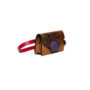 Geanta dama piele - Cora - coniac mov - 22x10x15 cm imagine
