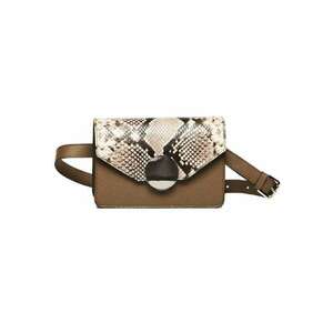 Geanta dama piele - Cora - grej - 22x10x15 cm imagine