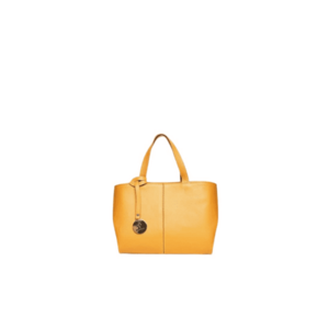Geanta dama piele - Cosulet Ana mic - galben - 31x14x20 cm imagine
