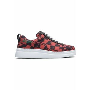 Pantofi sport din material textil Twins - Portocaliu imagine