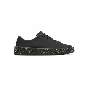 Pantofi sport din material textil cu talpa contrastanta Courb - Negru imagine
