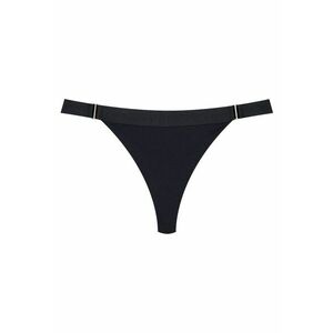 Chiloti dama - tanga - negru Bianco - Negru imagine